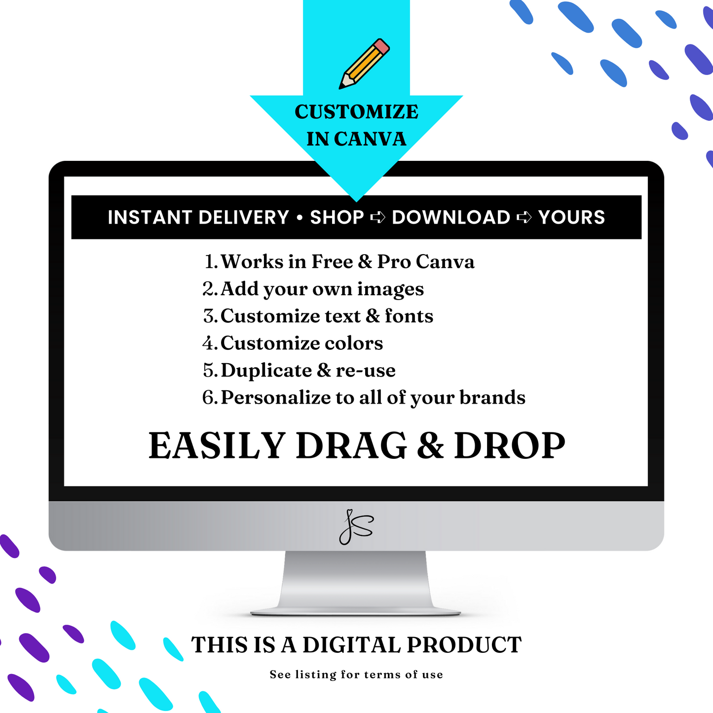 2024 Printable Calendar Template - PLR