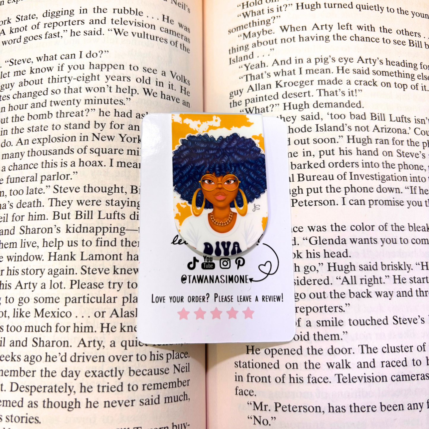 Ayana II Magnetic Bookmark
