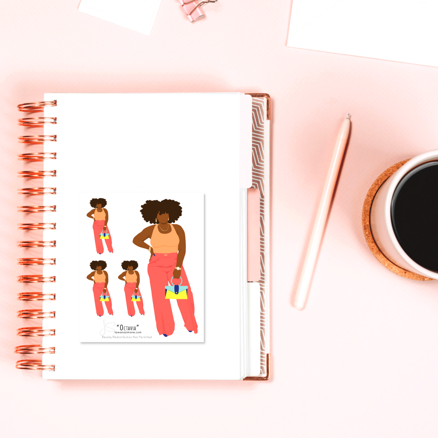 Octavia - Diva Doll ONLY Stickers