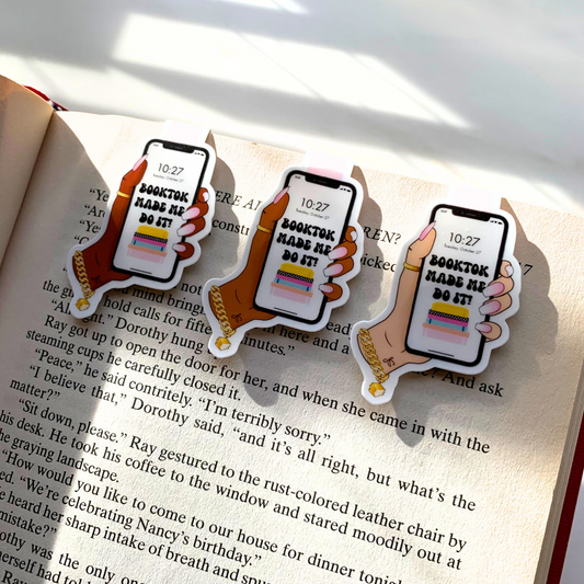 BookTok Made Me Magnetic Bookmark