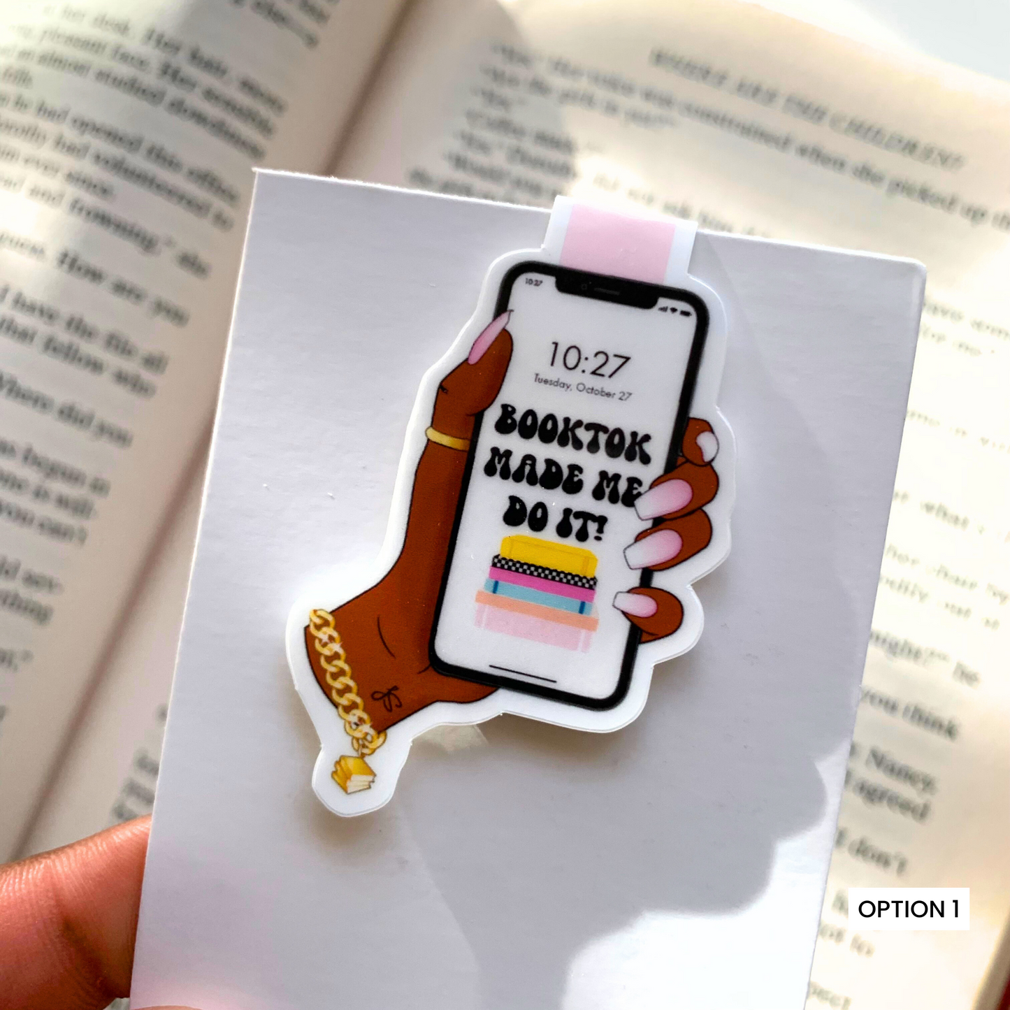 BookTok Made Me Magnetic Bookmark