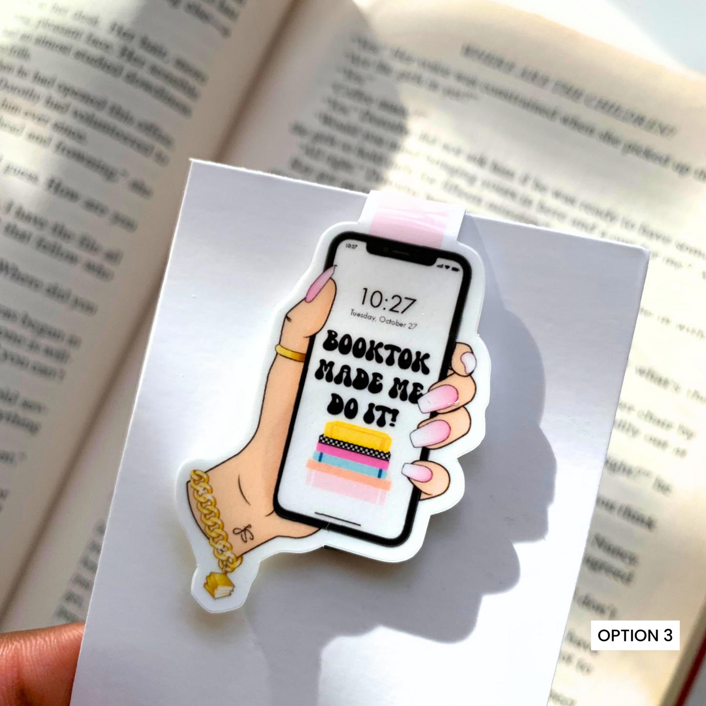 BookTok Made Me Magnetic Bookmark