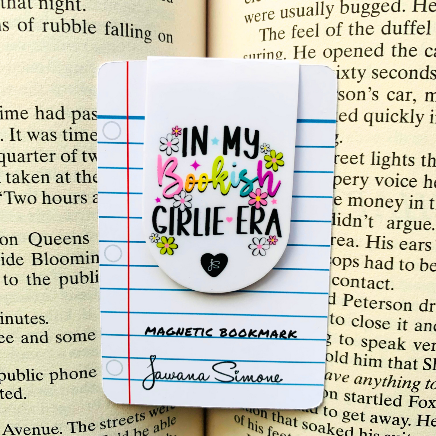 Bookish Girlie Era Magnetic Bookmark