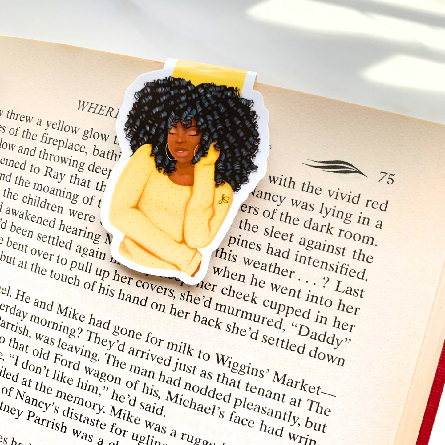 Comfy & Cozy Magnetic Bookmark