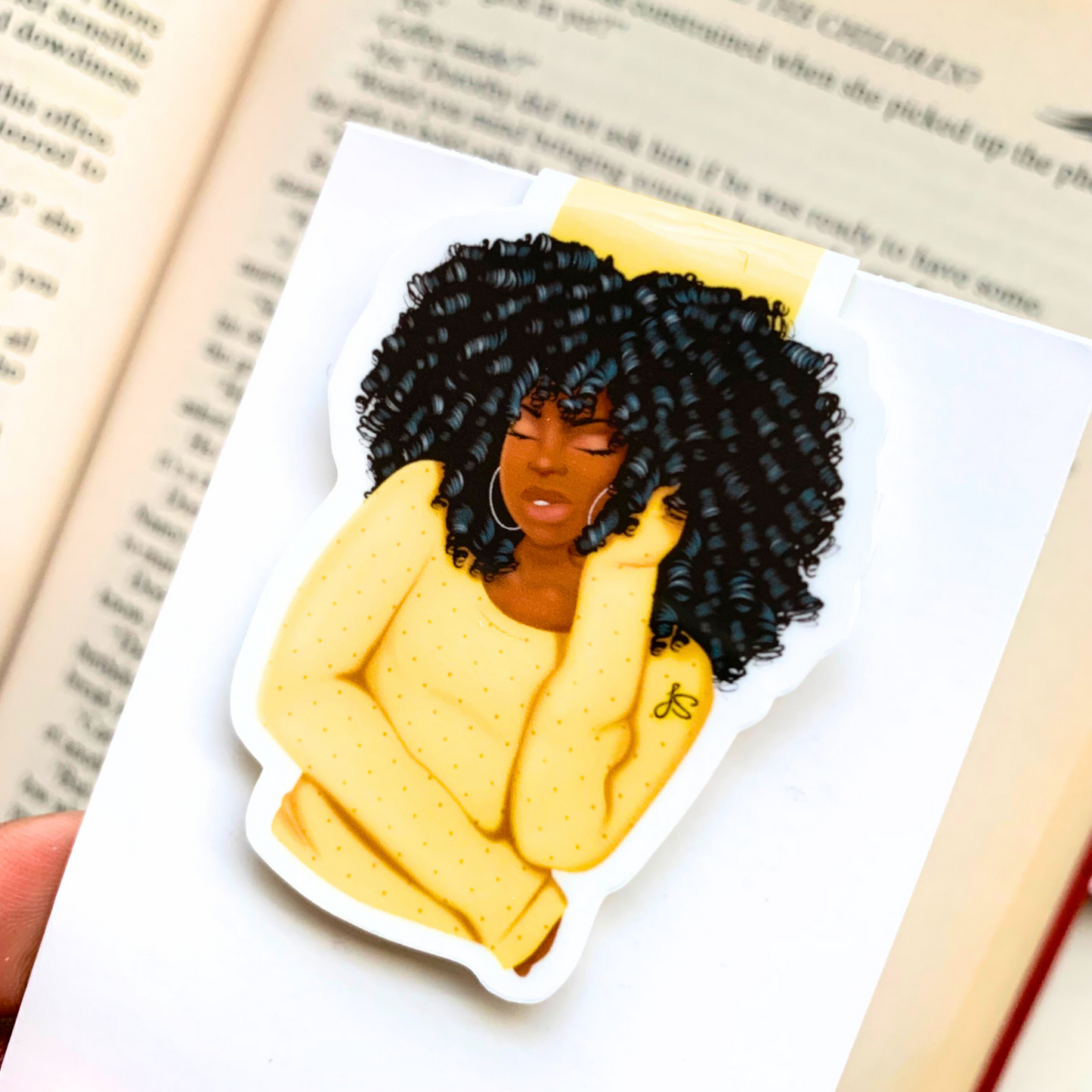 Comfy & Cozy Magnetic Bookmark