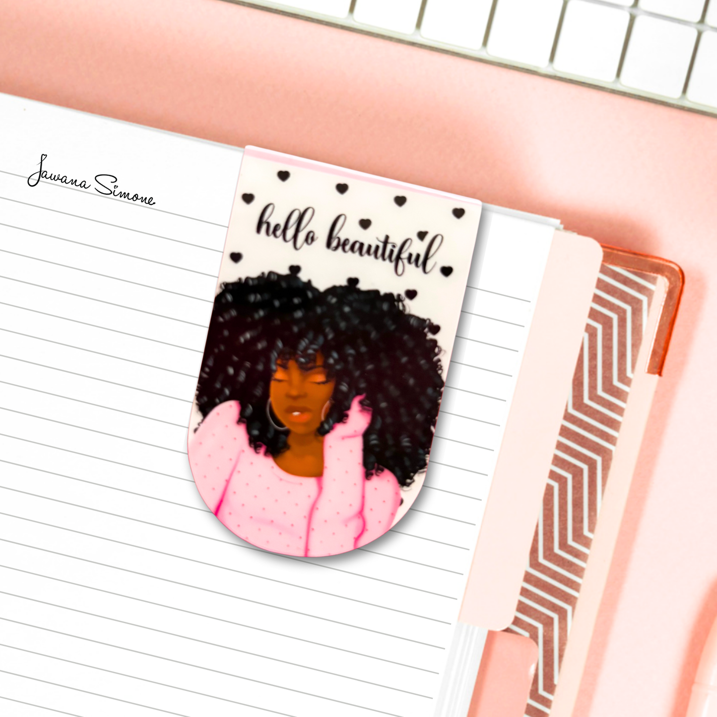 Comfy & Cozy II Magnetic Bookmark