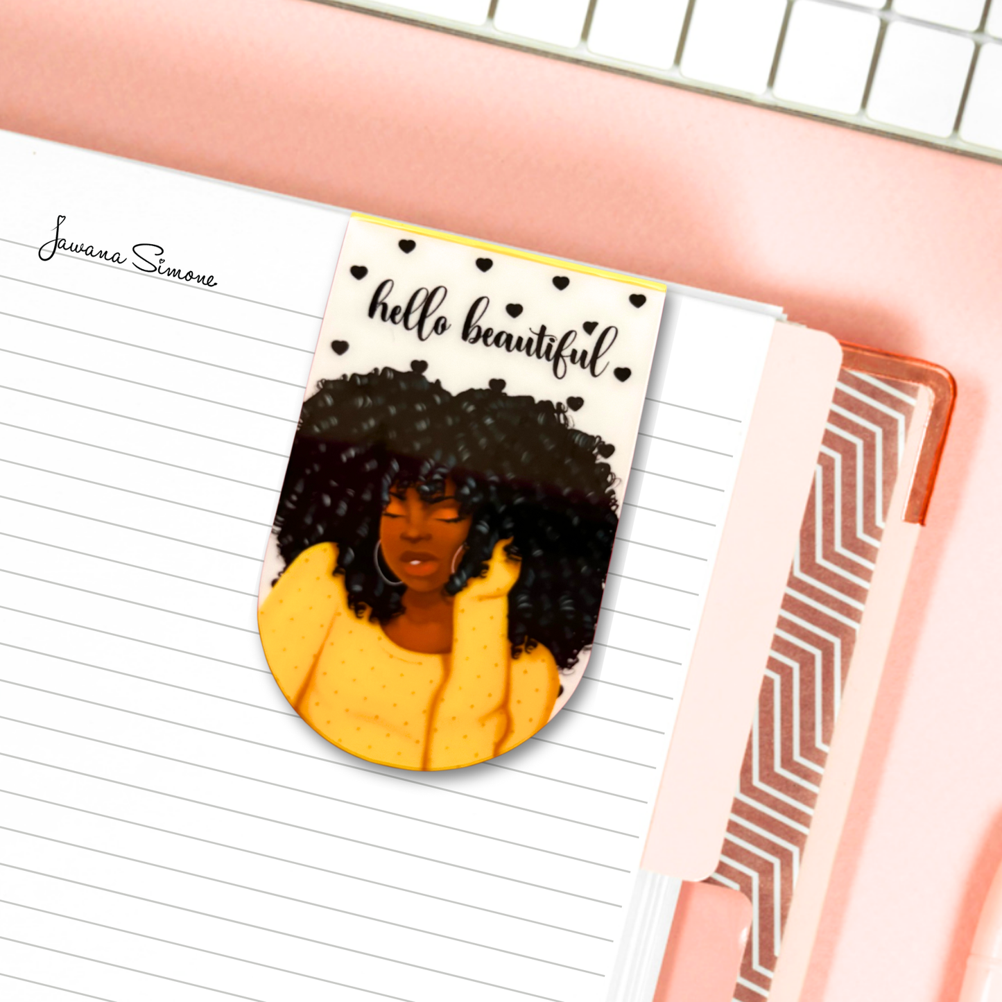 Comfy & Cozy II Magnetic Bookmark
