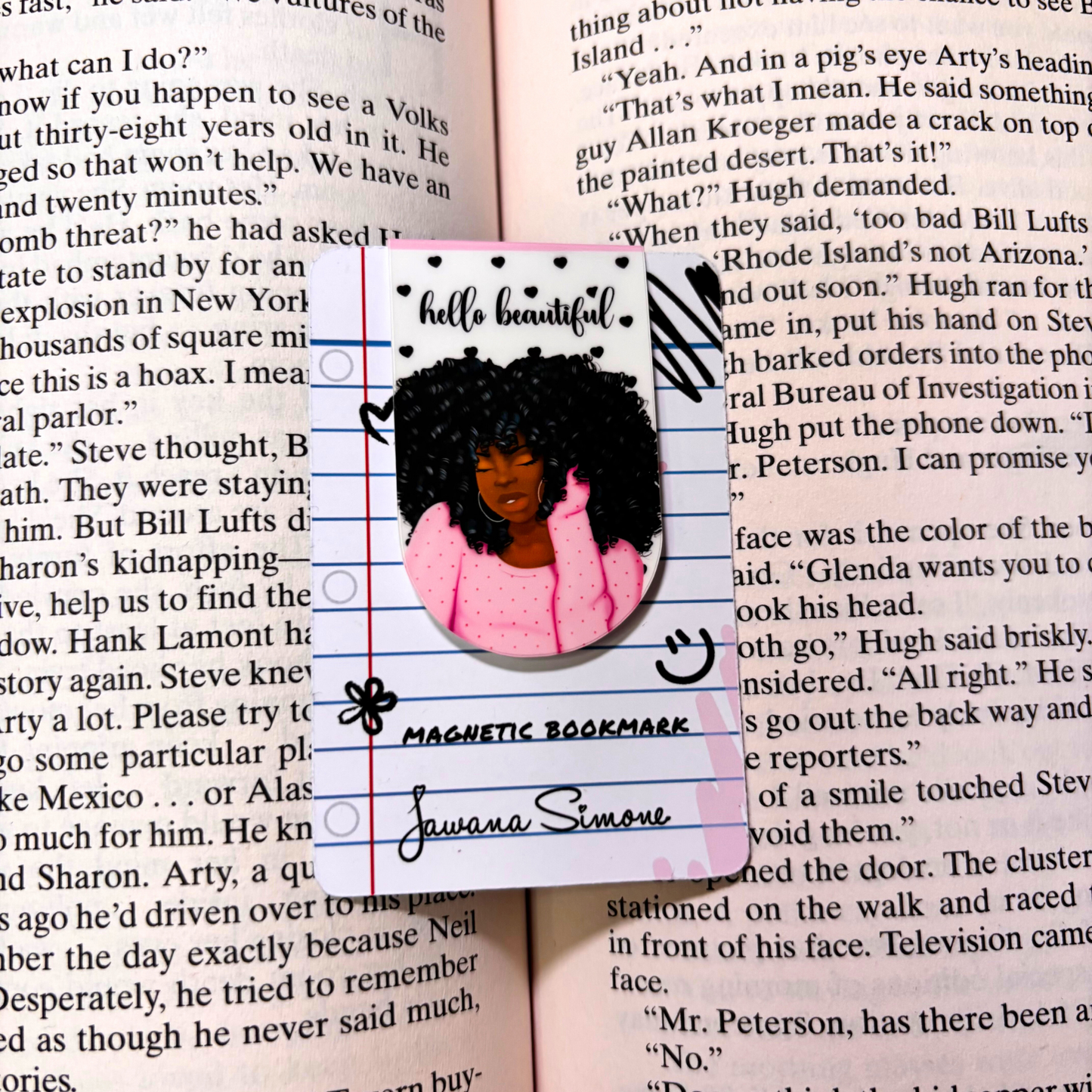 Comfy & Cozy II Magnetic Bookmark