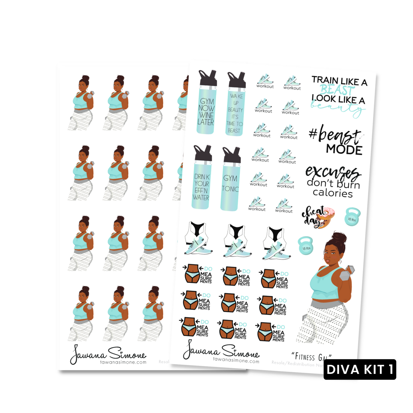 Fitness Gal - Glossy Diva Doll