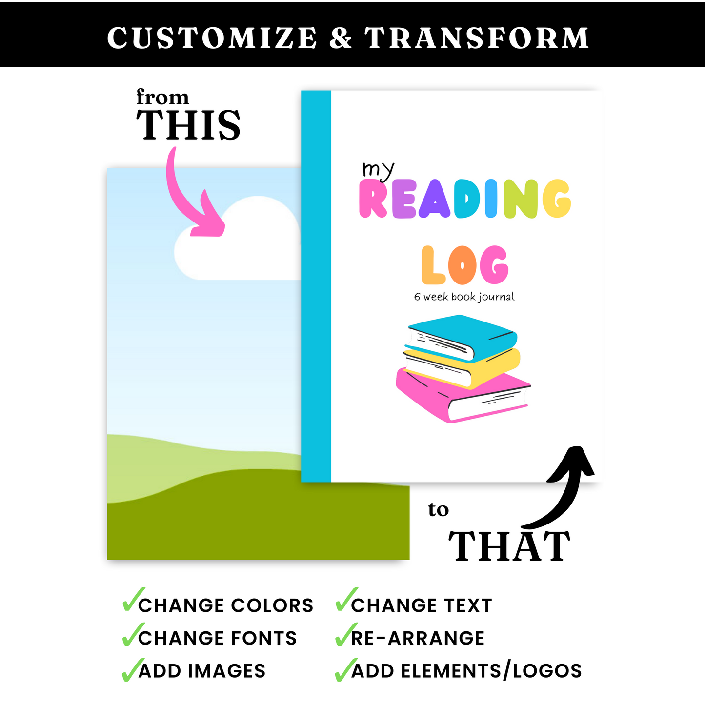 Kids' Reading Log Template - PLR
