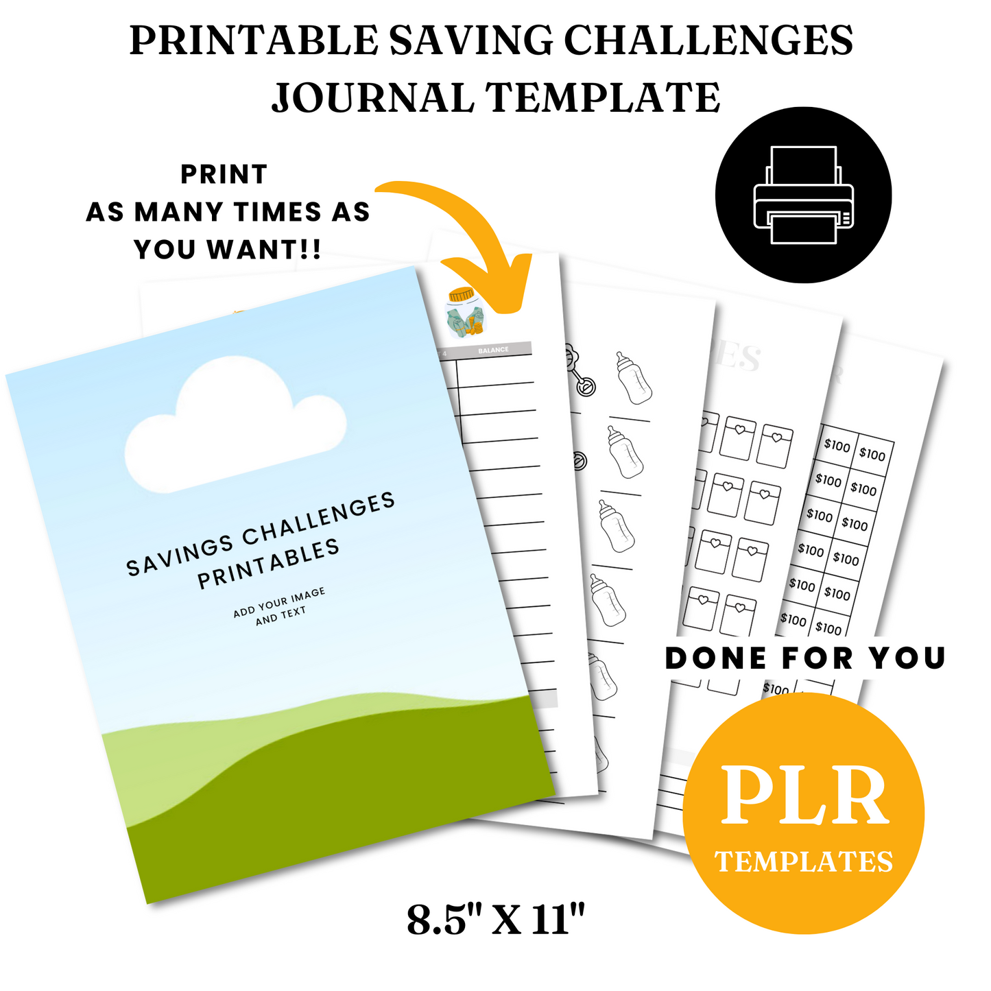 Digital Budget BUNDLE Template - PLR