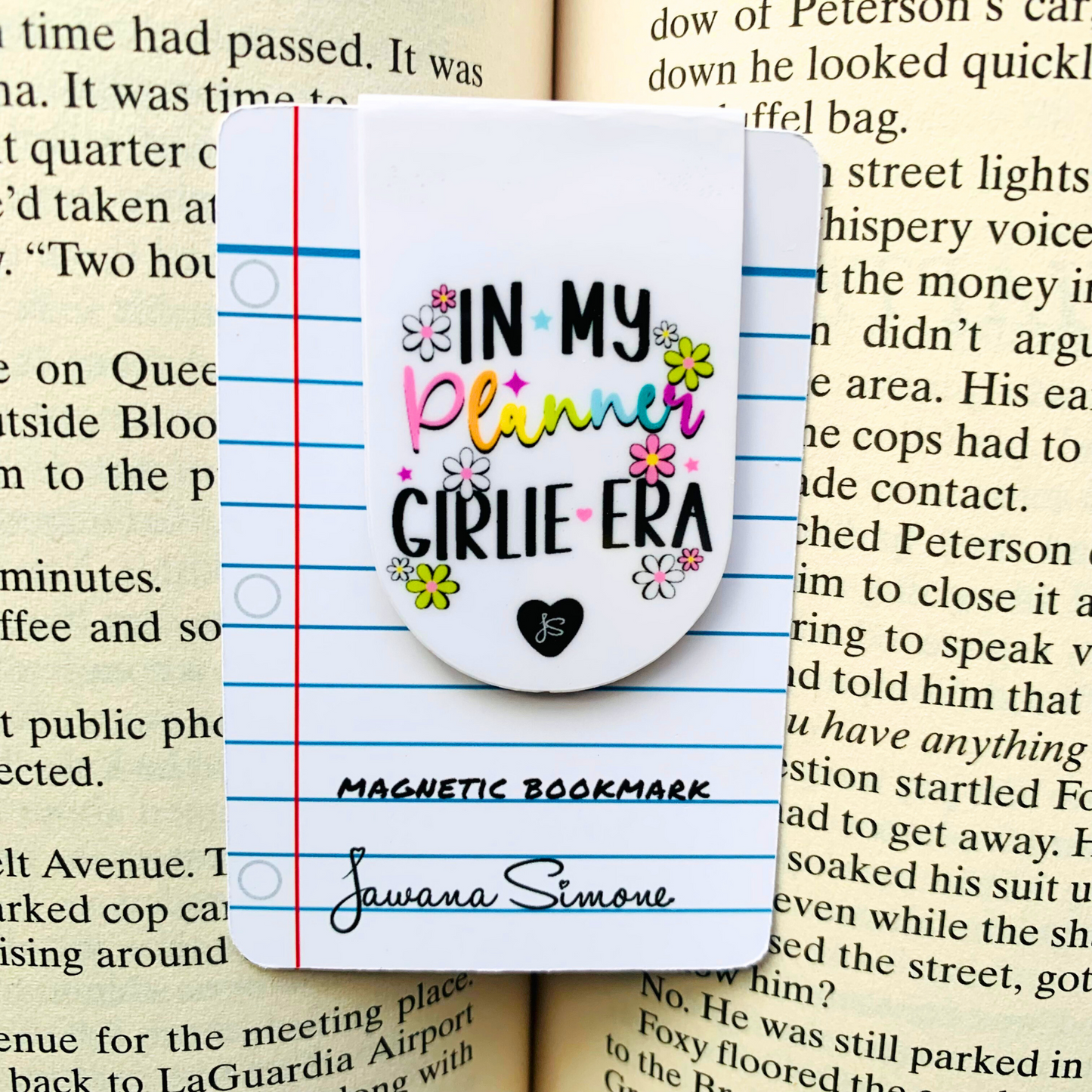 Planner Girlie Era Magnetic Bookmark