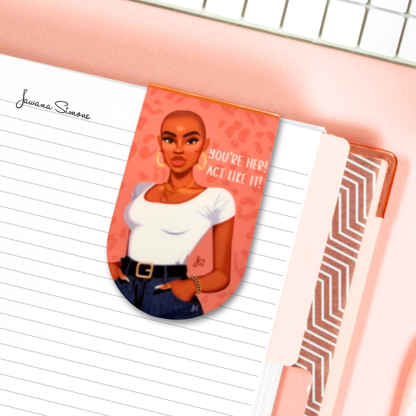 Priscilla Magnetic Bookmark