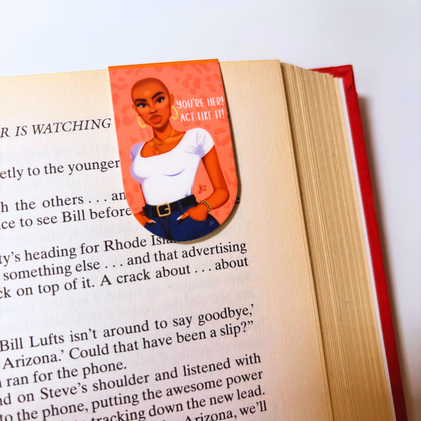 Priscilla Magnetic Bookmark