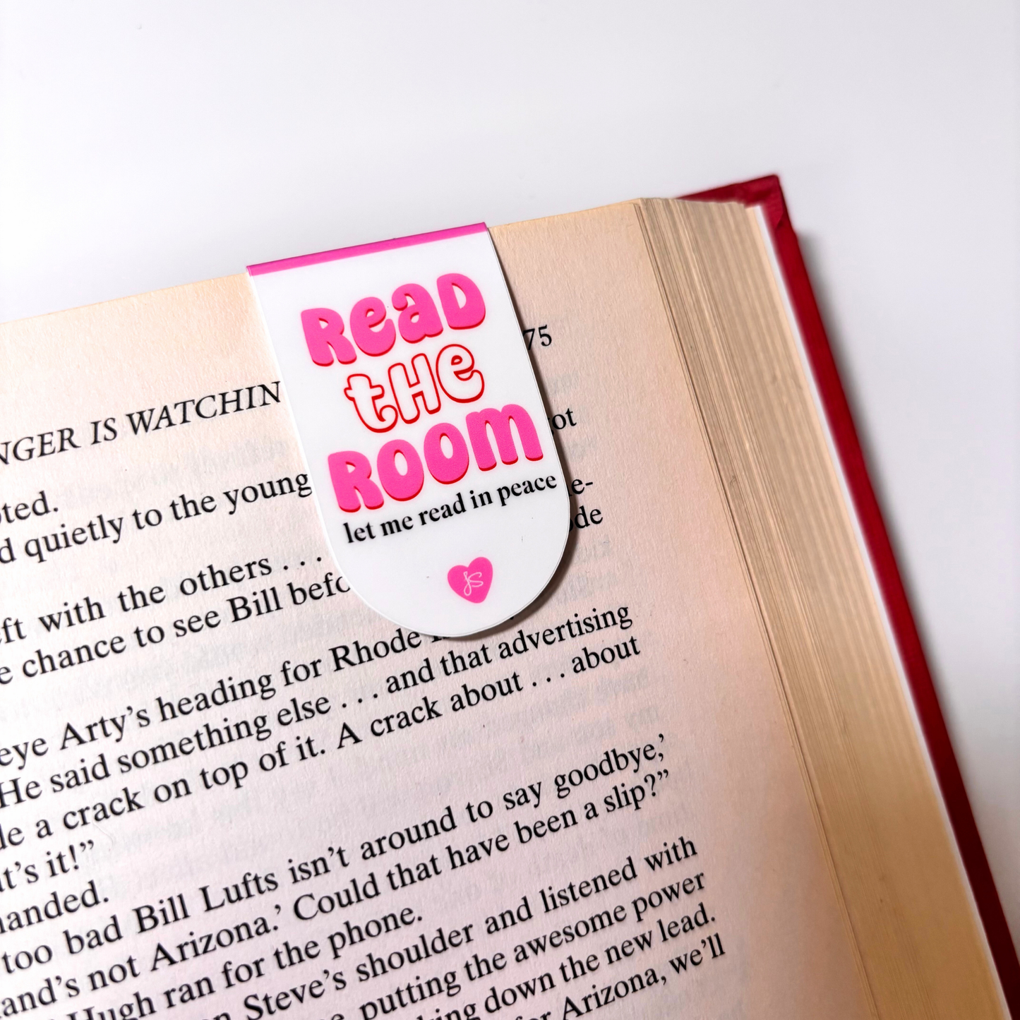 Read the Room Magnetic Bookmark