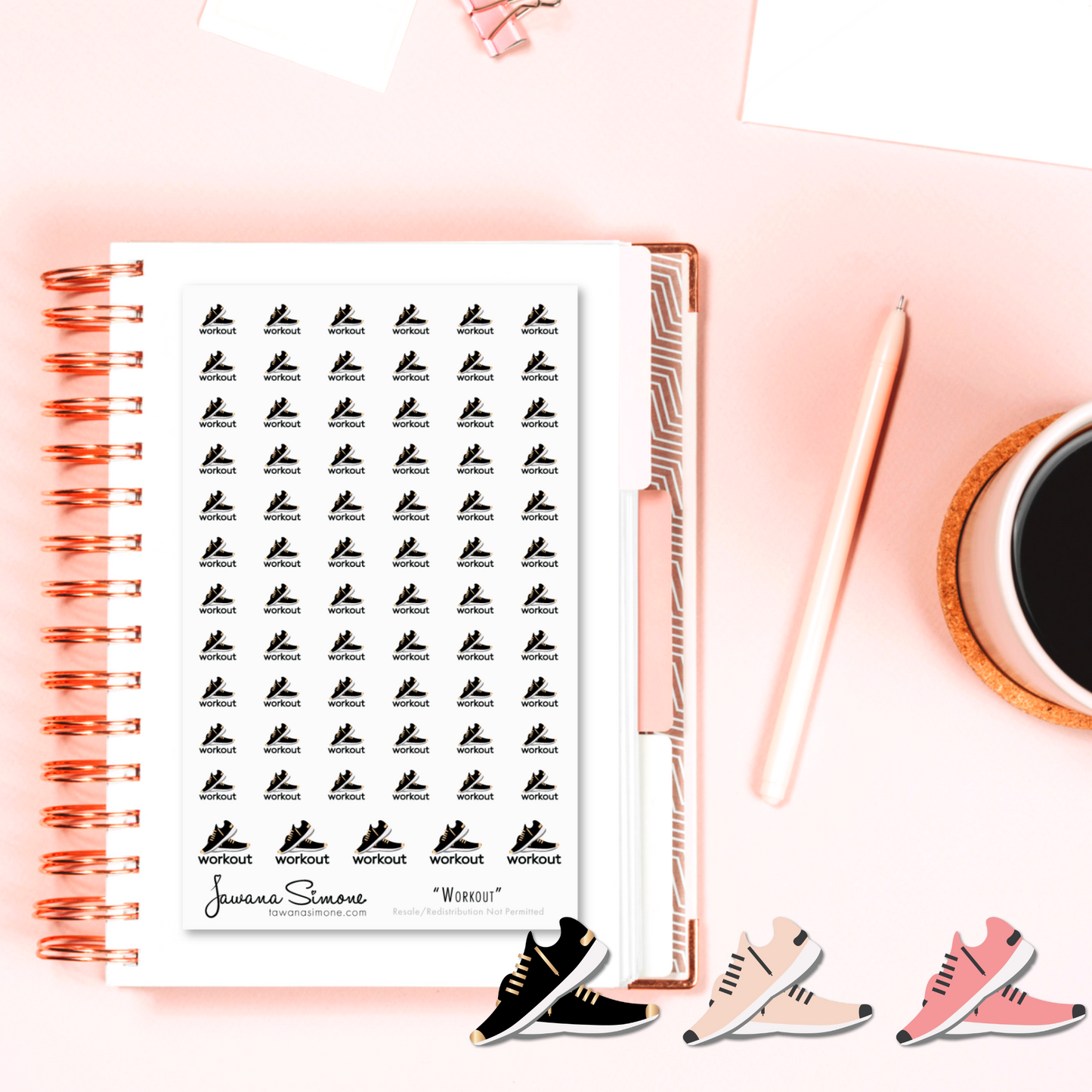 Workout Planner Stickers