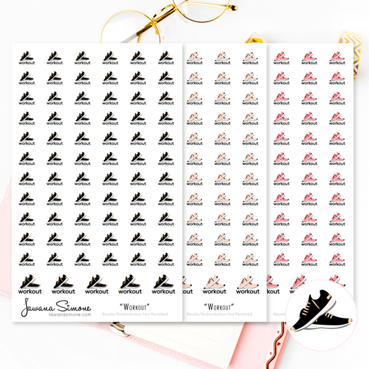 Workout Planner Stickers