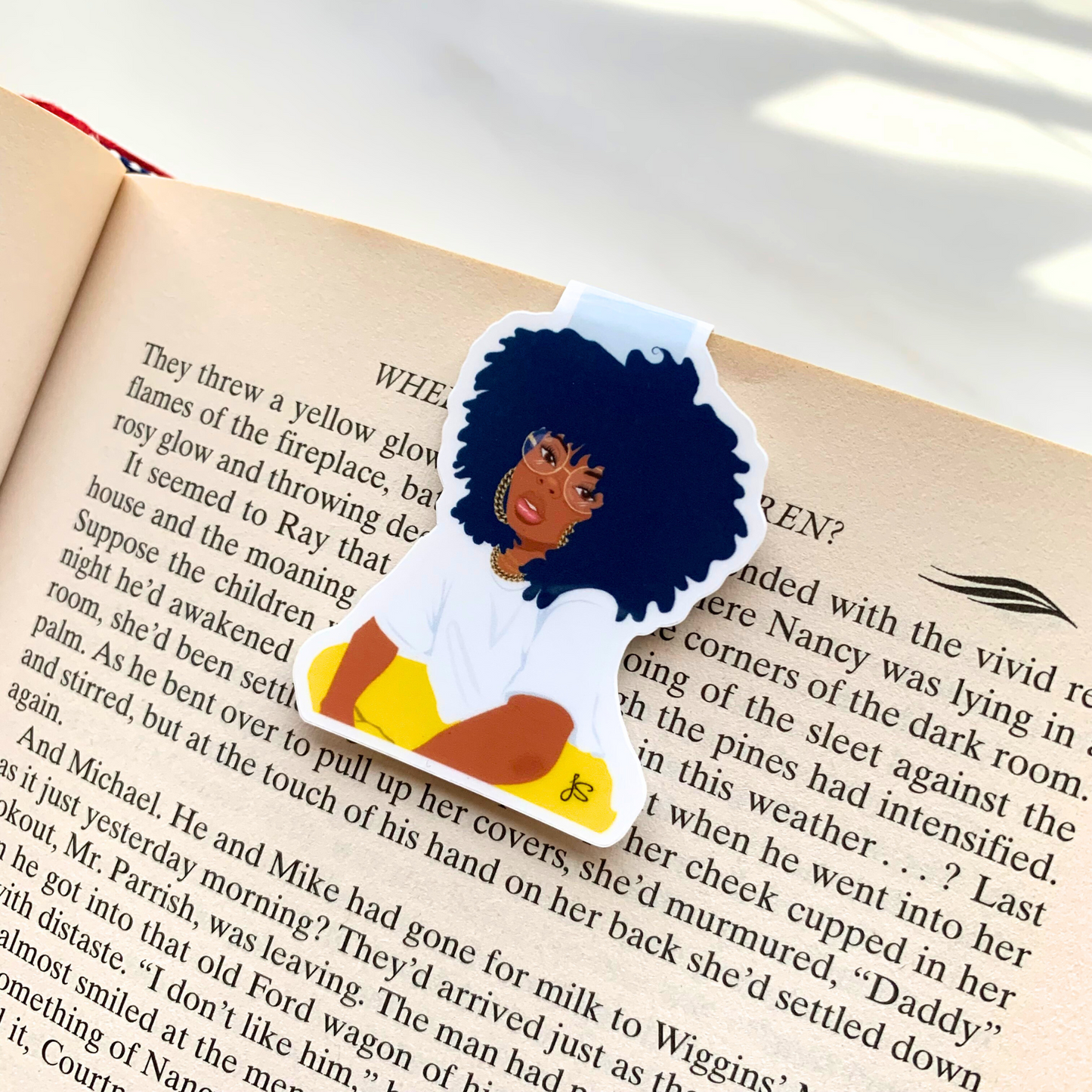 Sunflower Magnetic Bookmark