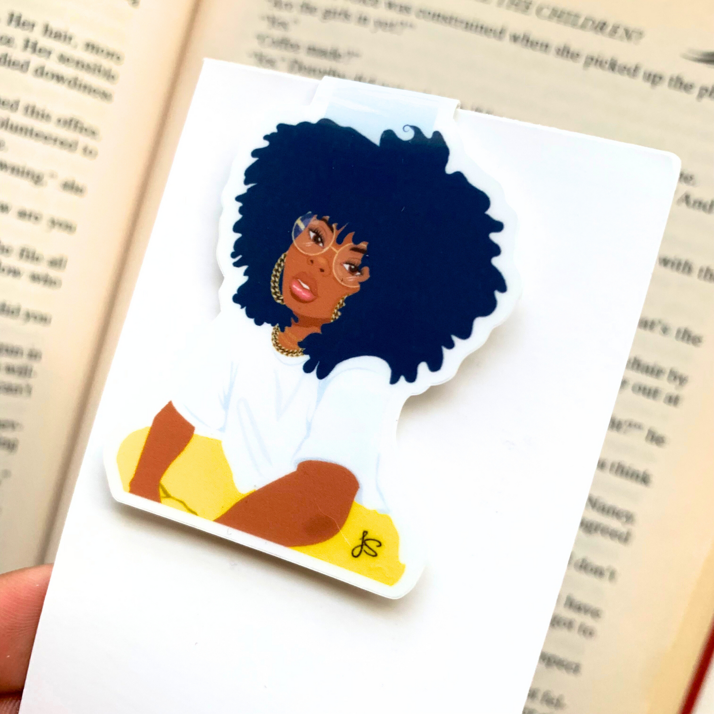 Sunflower Magnetic Bookmark