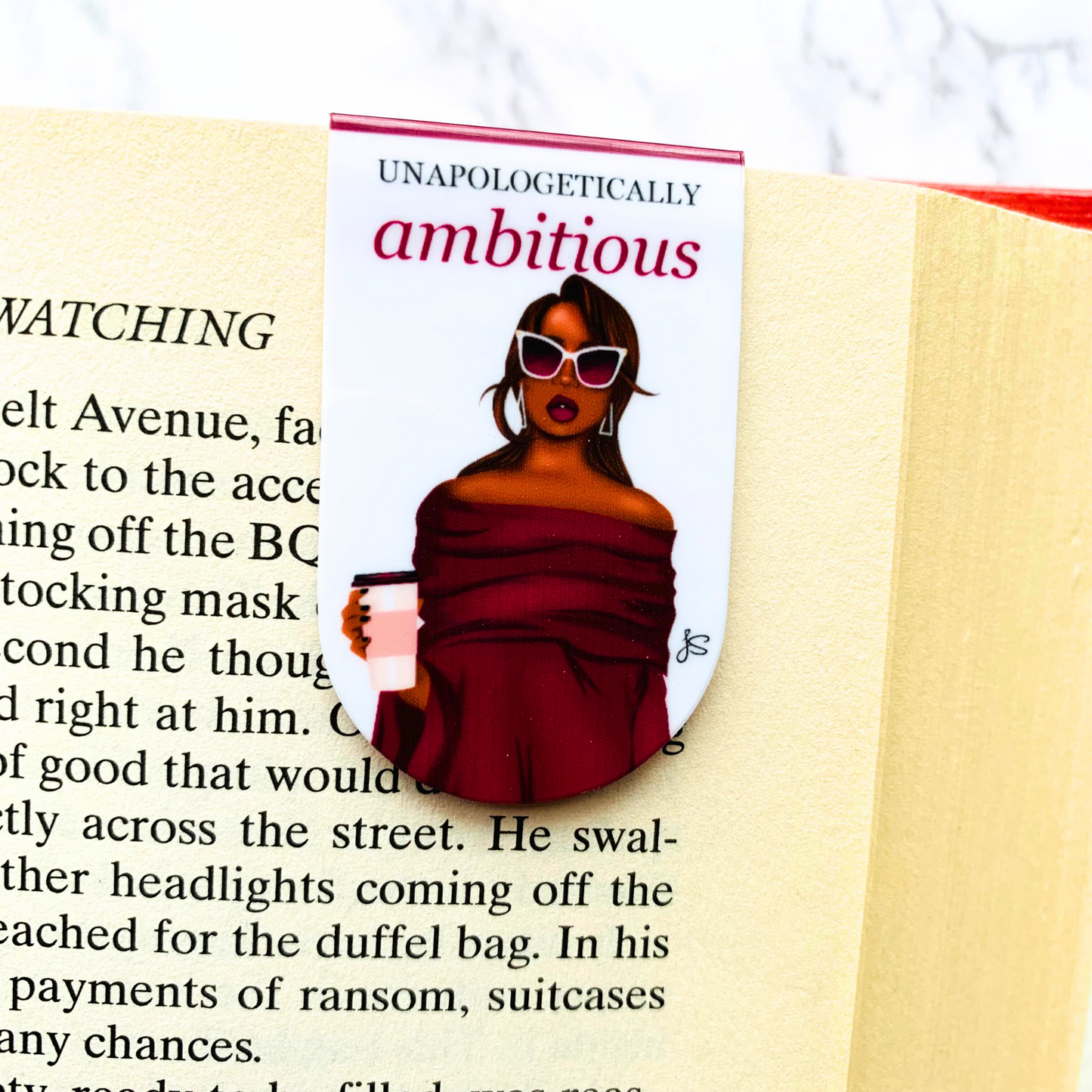 Unapologetically Ambitious Magnetic Bookmark