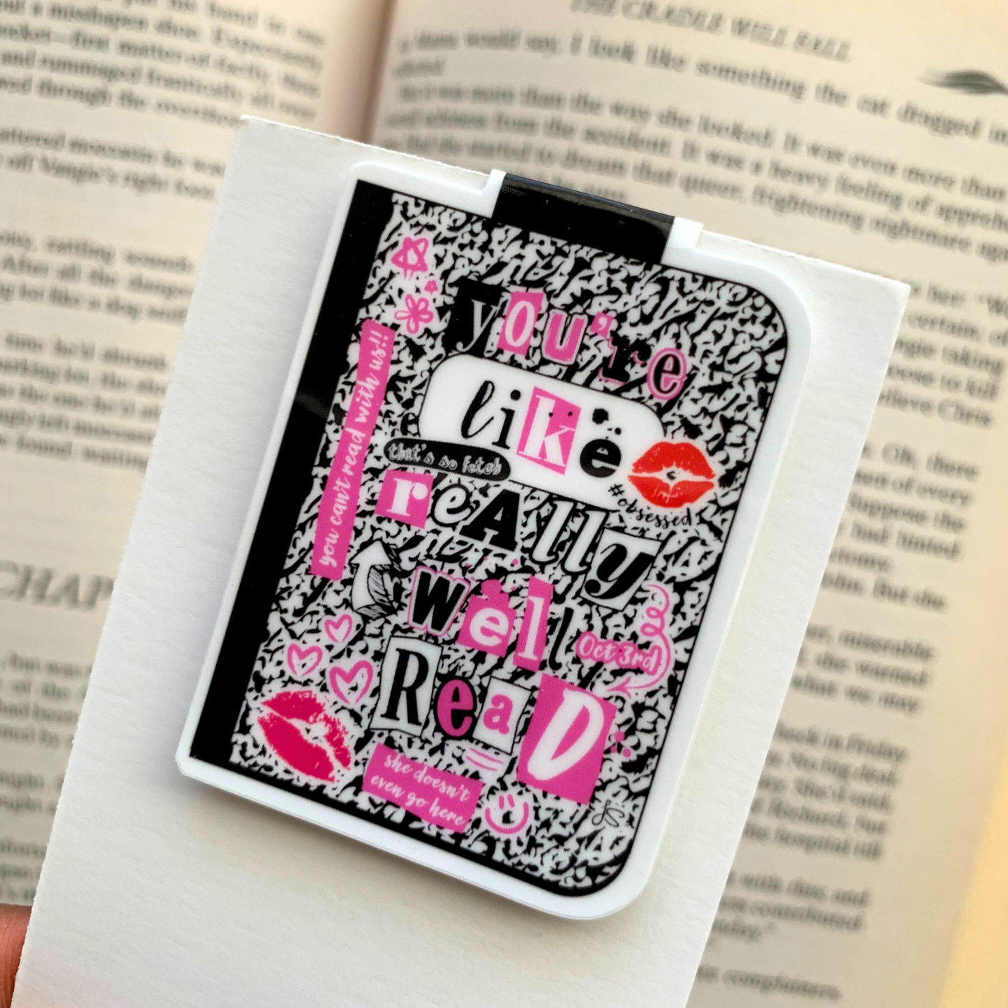 Well Read Magnetic Bookmark