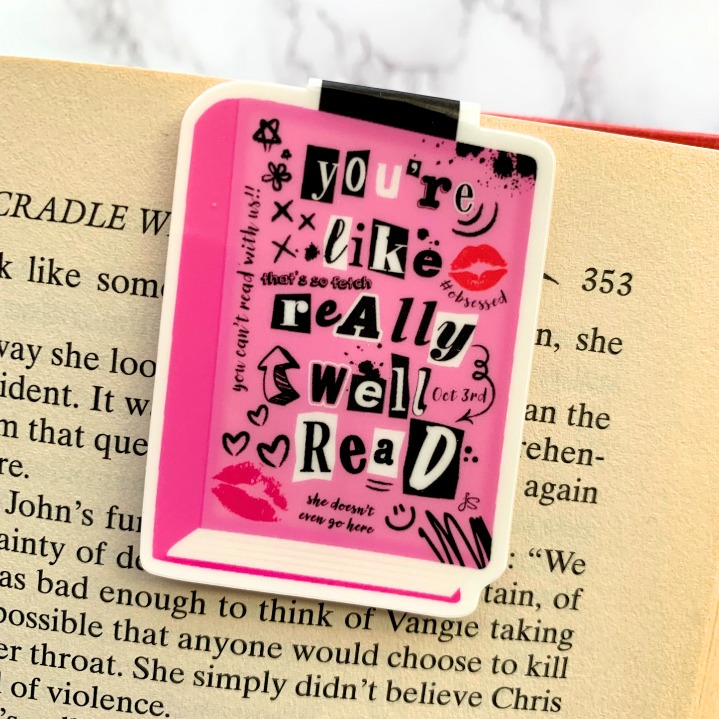 Well Read Magnetic Bookmark