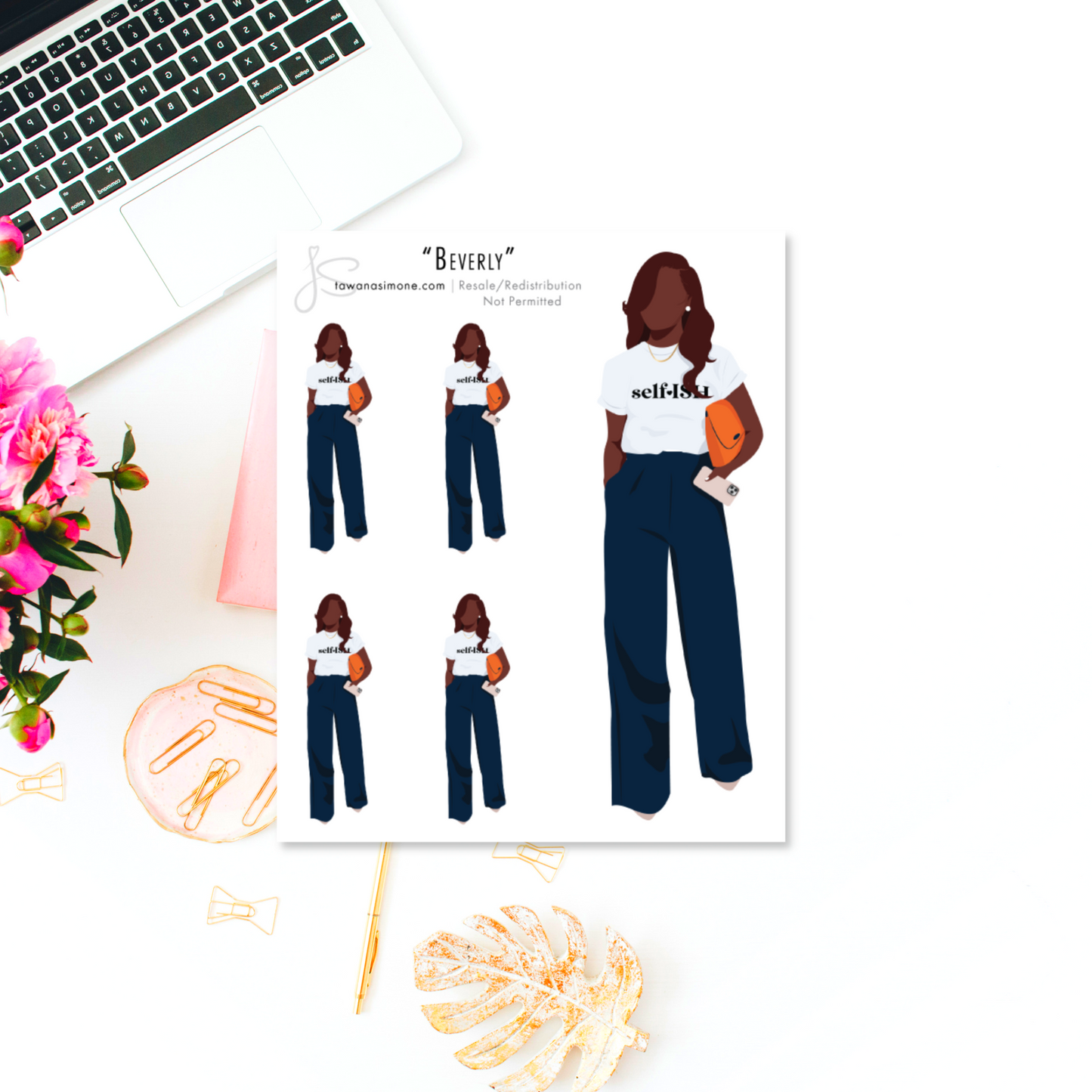 Beverly - Diva Doll ONLY Stickers