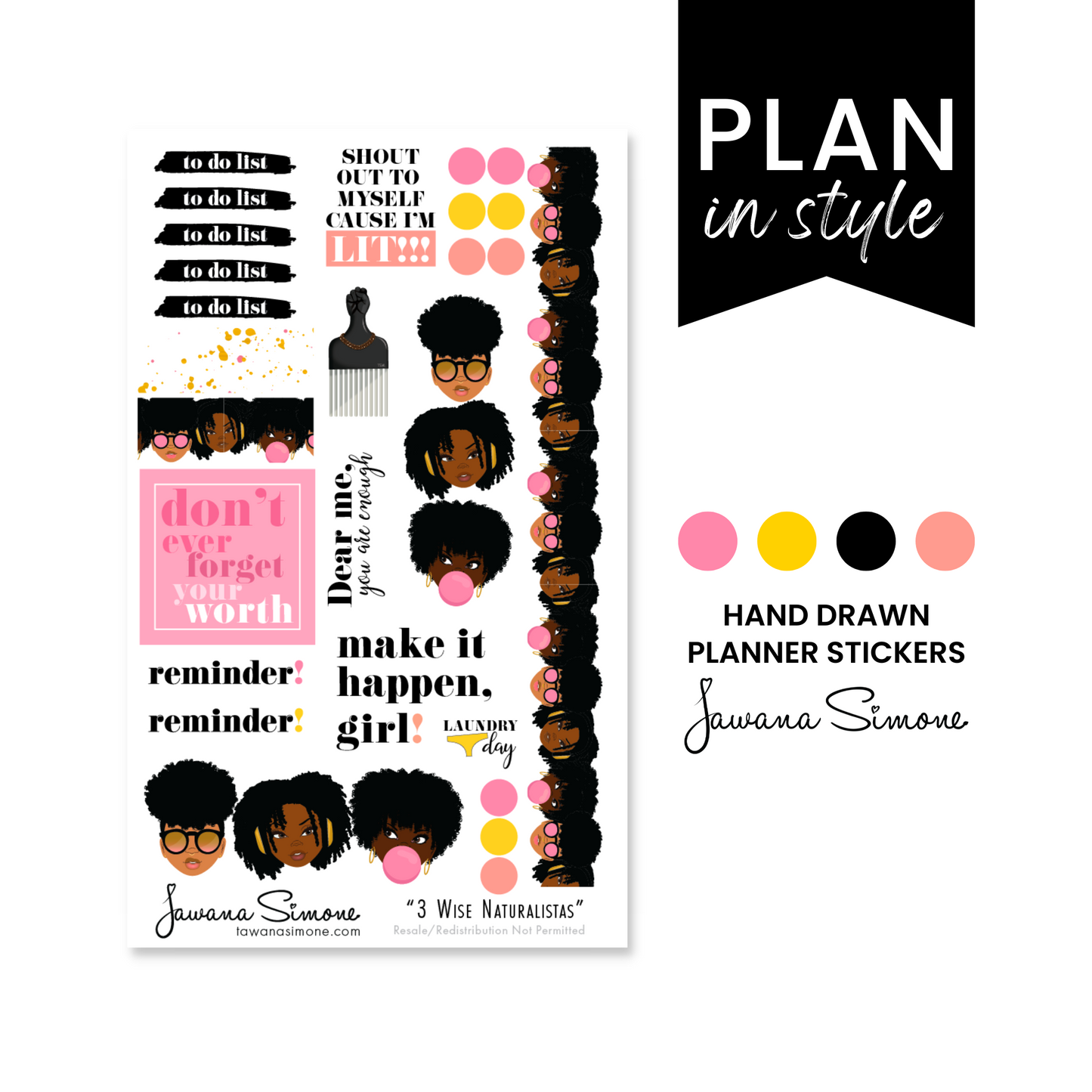 3 Wise Naturalistas - Glossy Diva Doll