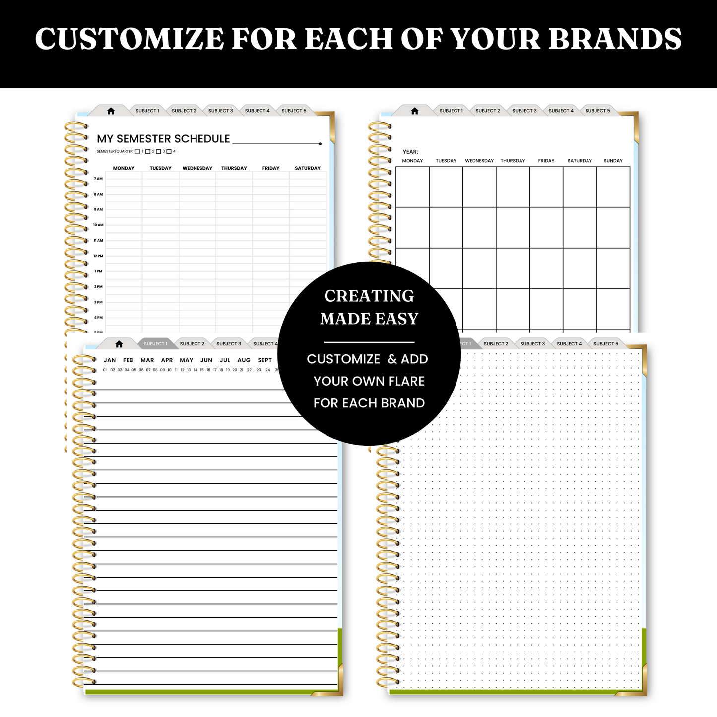 Digital Student Notebook Template - PLR