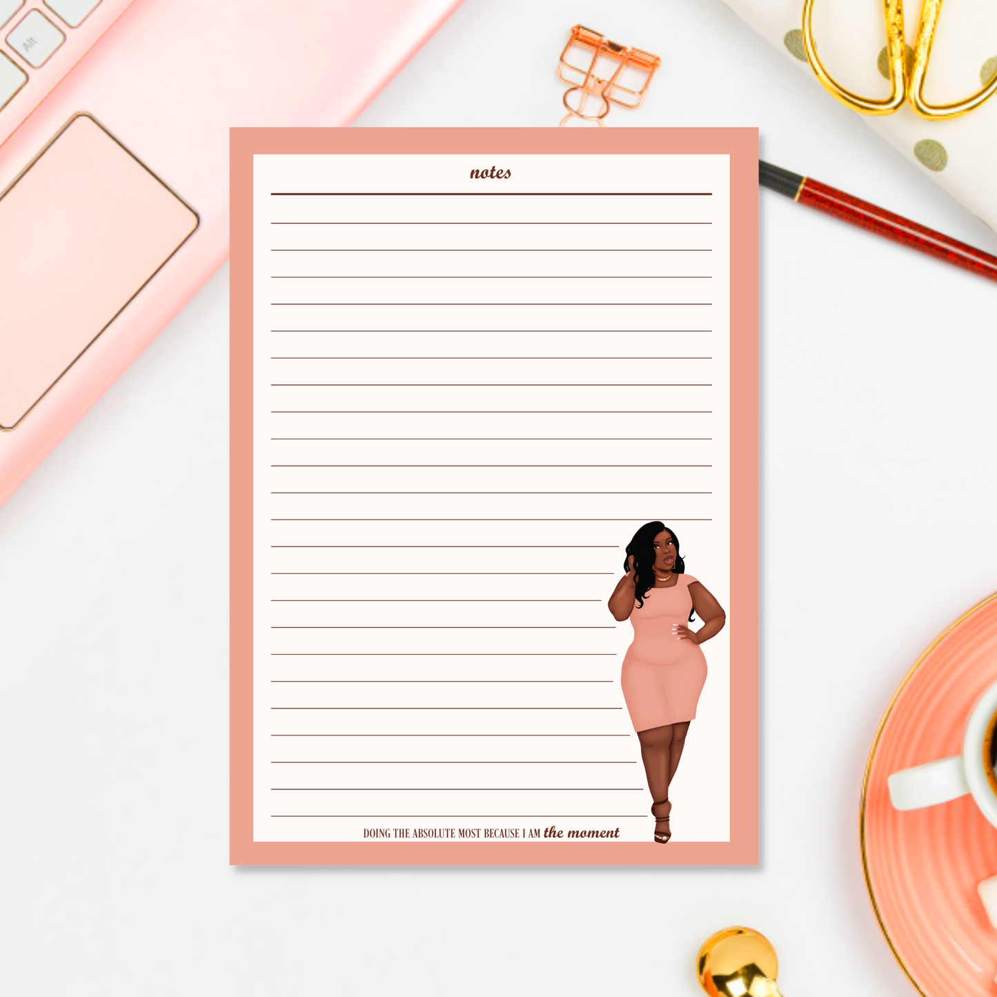 I Am The Moment Daily To Do Notepad