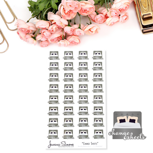 Change Sheets Planner Stickers