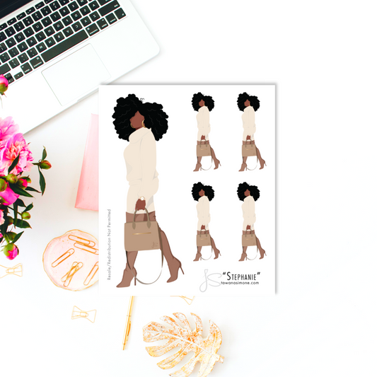 Stephanie - Diva Doll ONLY Stickers