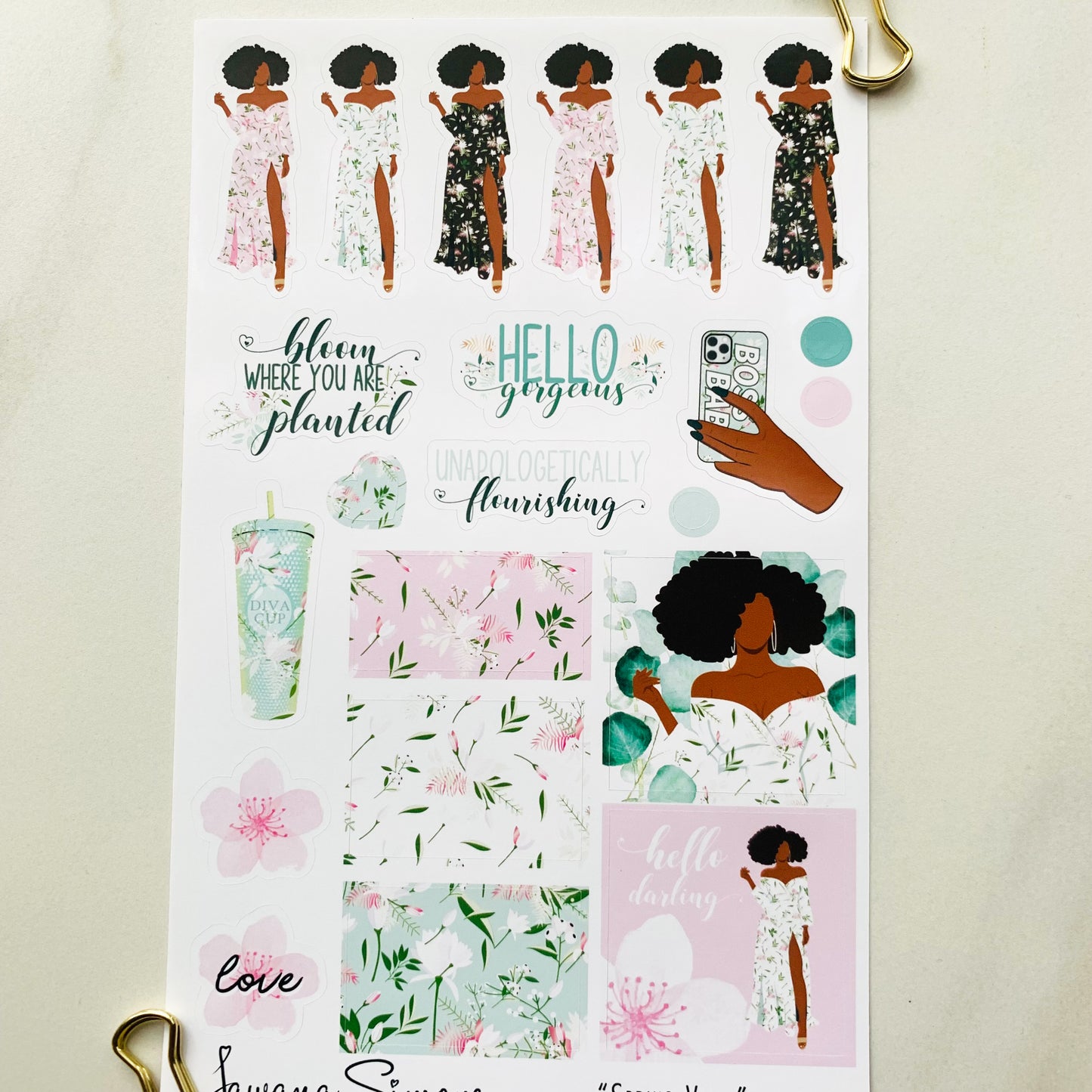 Spring Vibes - Glossy Diva Doll