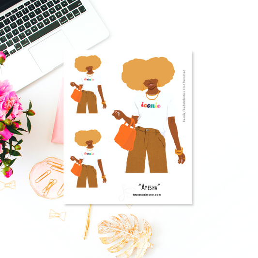 Ayesha - Diva Doll ONLY Stickers