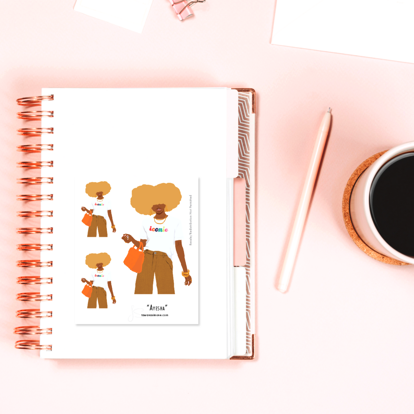Ayesha - Diva Doll ONLY Stickers
