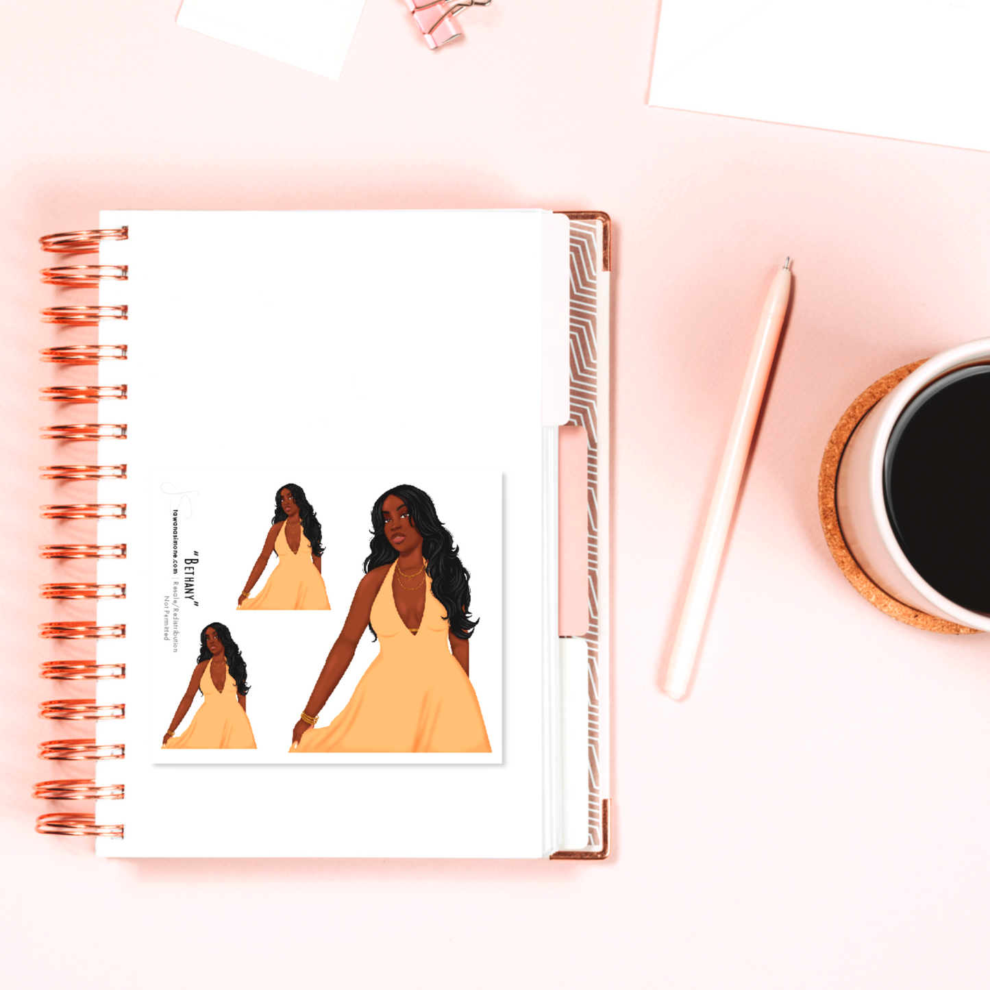 Bethany - Diva Doll ONLY Stickers