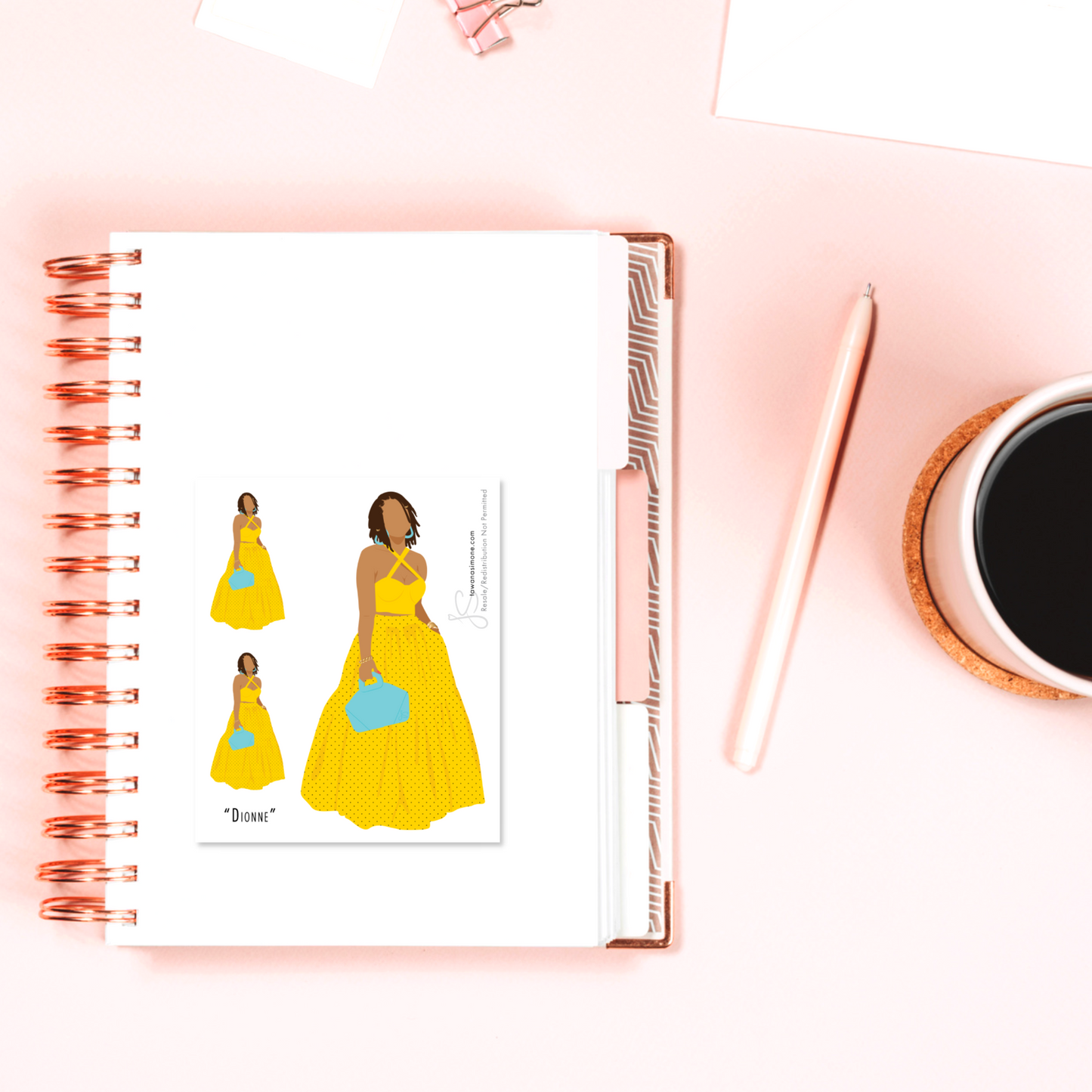 Dionne - Diva Doll ONLY Stickers
