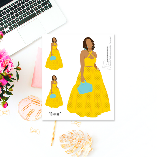 Dionne - Diva Doll ONLY Stickers