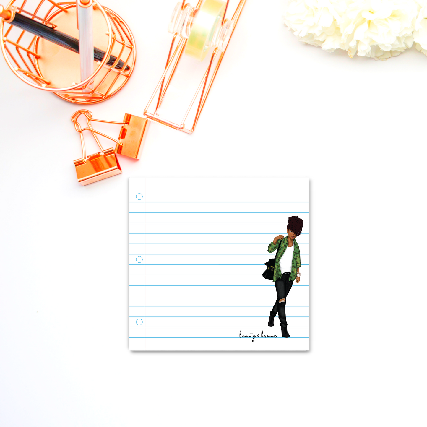 Beauty & Brains Sticky Notes