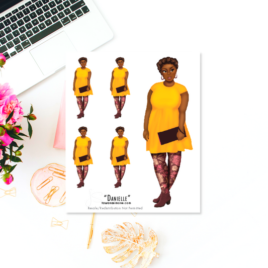 Danielle - Diva Doll ONLY Stickers