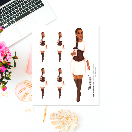 Dominique - Diva Doll ONLY Stickers