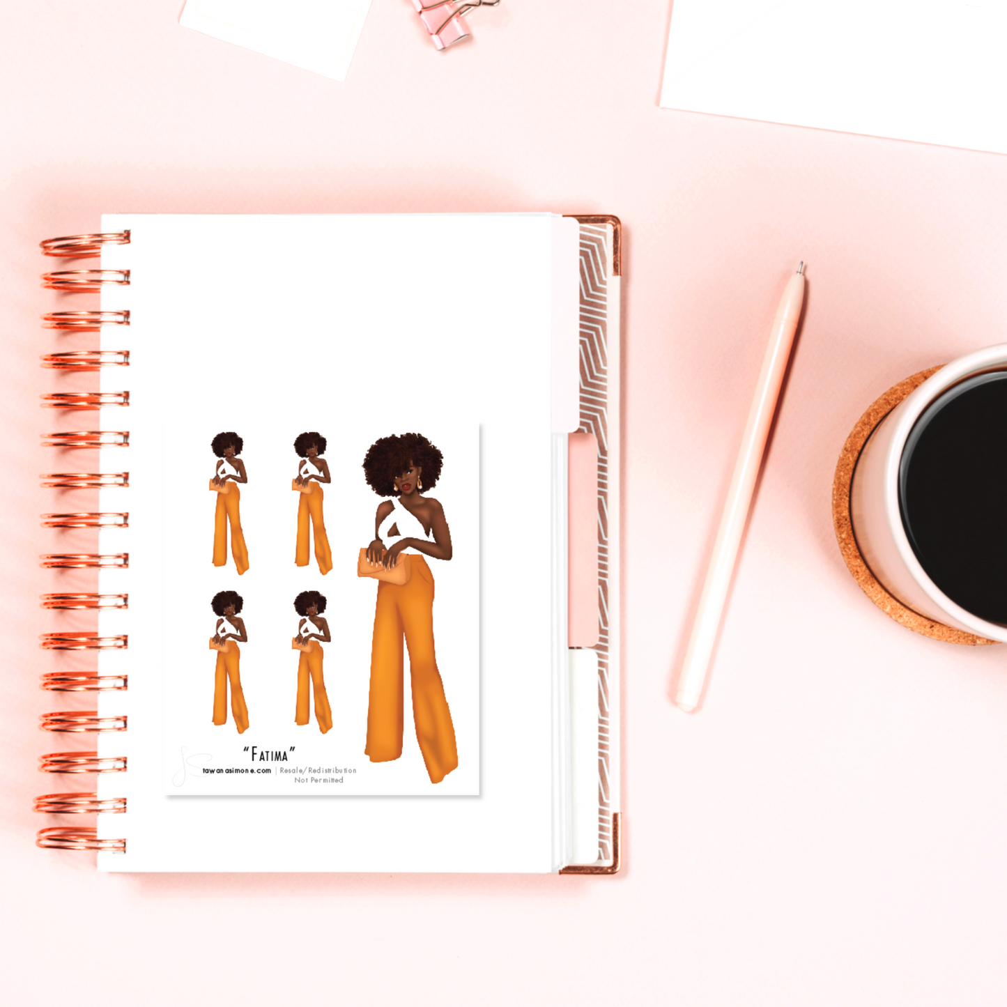 Fatima - Diva Doll ONLY Stickers
