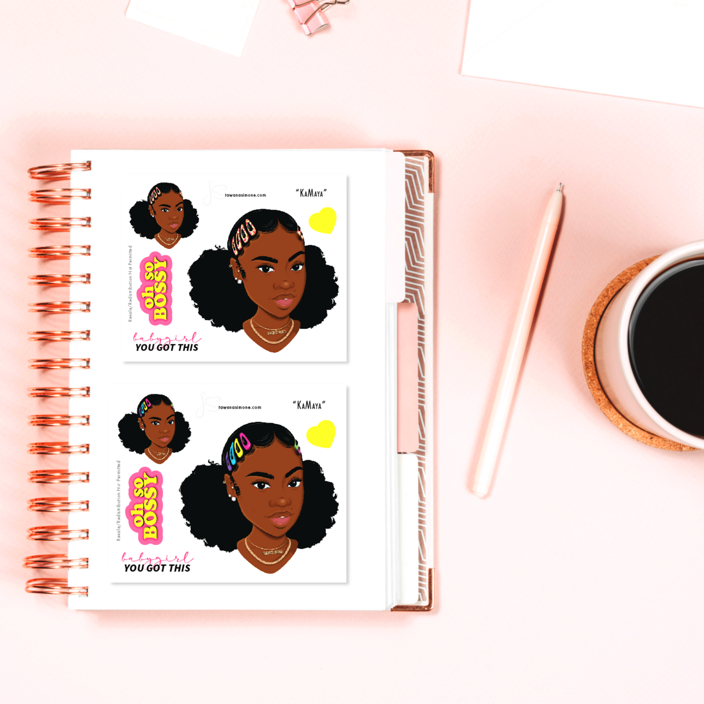 KaMaya - Diva Doll ONLY Stickers