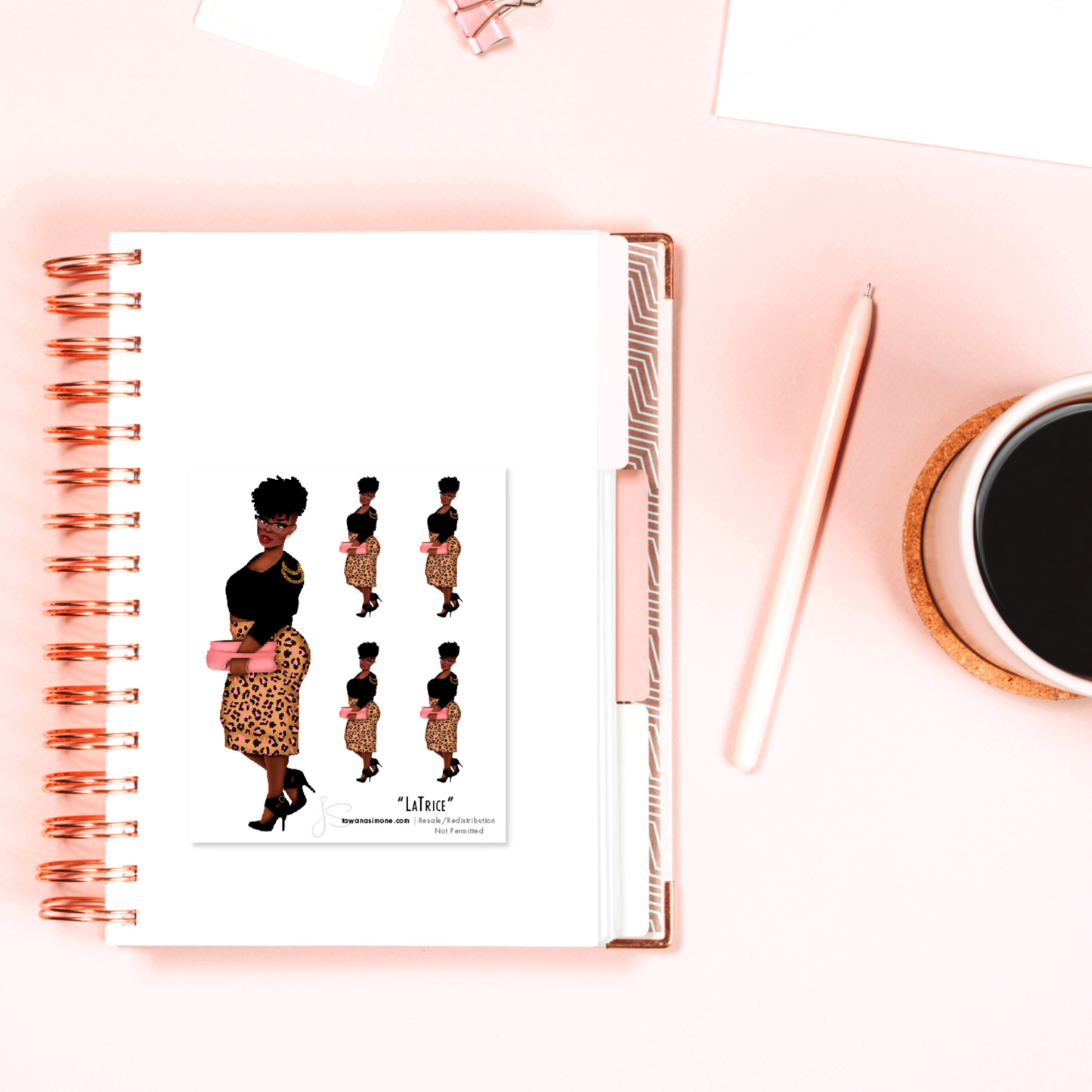 LaTrice - Diva Doll ONLY Stickers