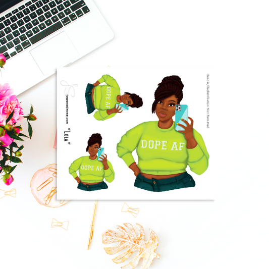 Lola - Diva Doll ONLY Stickers