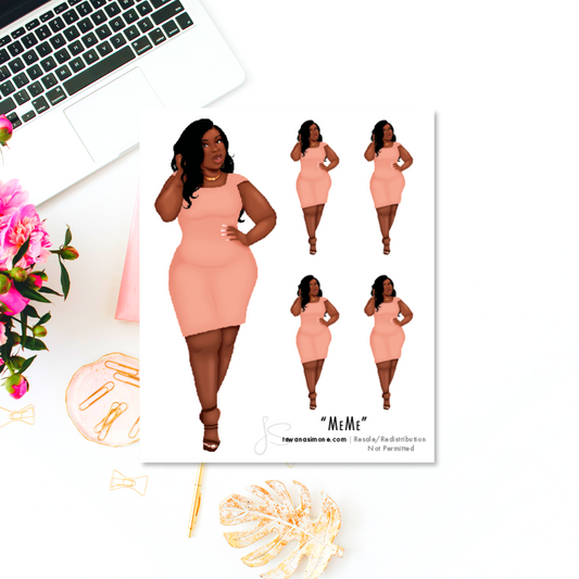 MeMe - Diva Doll ONLY Stickers