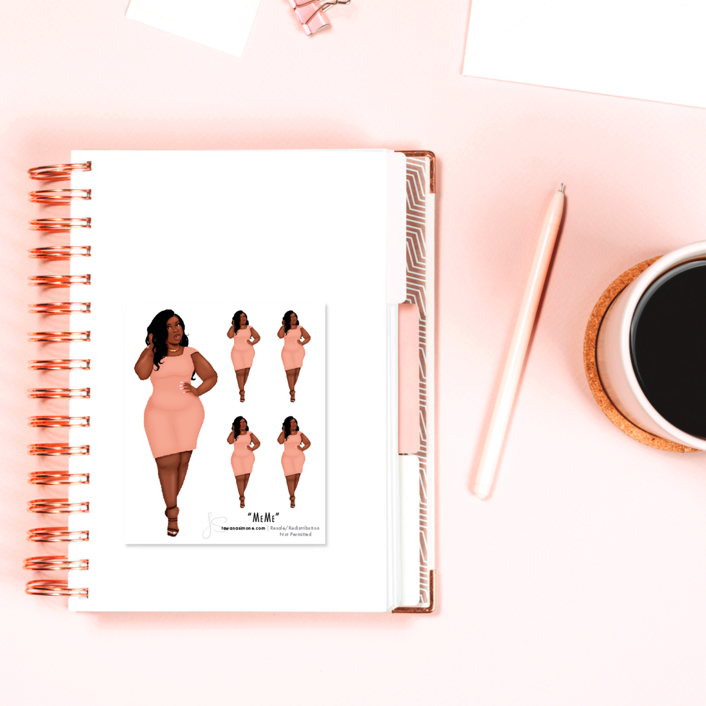 MeMe - Diva Doll ONLY Stickers