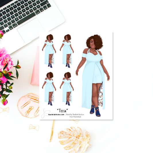 Tessa - Diva Doll ONLY Stickers