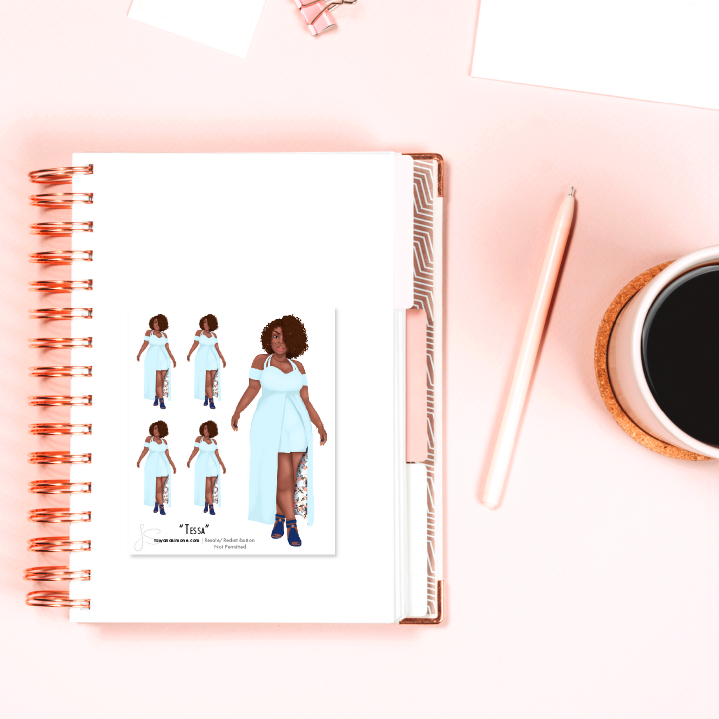 Tessa - Diva Doll ONLY Stickers