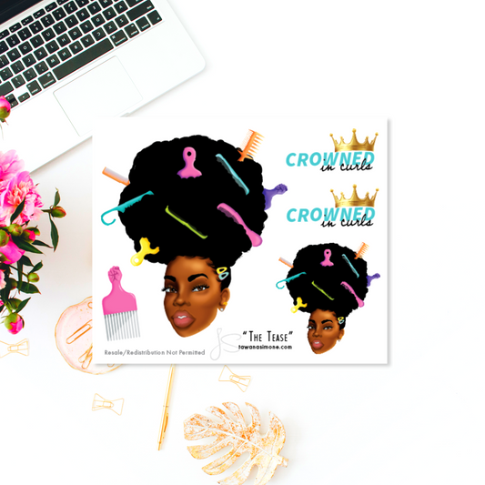 The Tease - Diva Doll ONLY Stickers